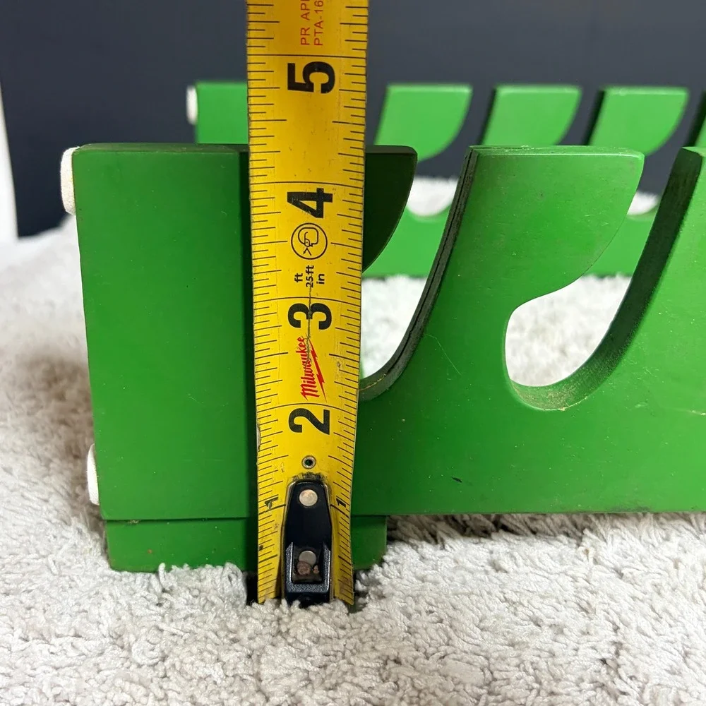 John Deere Fishing Rod Holder 19x10 Holds 7 Rods Up To 45 Pounds Man Cave Cabin